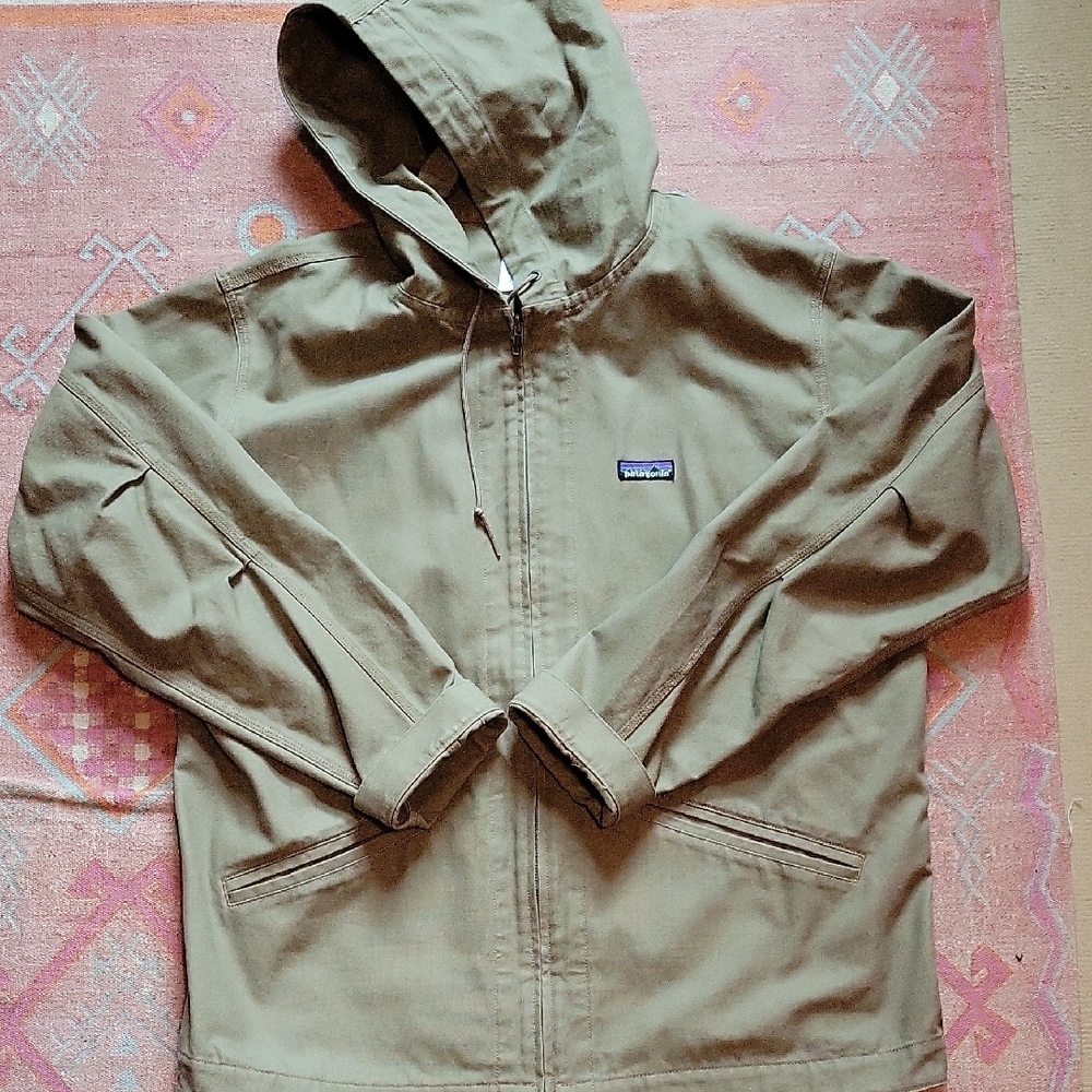 Patagonia Olive Green Hooded Jacket